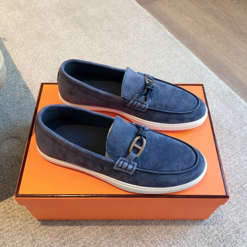H**mes leather shoes